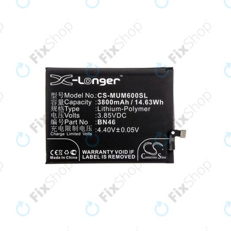 Xiaomi Redmi Note 8T, Redmi 7, Redmi 8A - Baterie BN46 3800mAh HQ