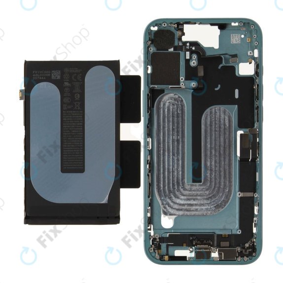 Střední Rám s Baterií pro iPhone 16 Plus | Green | ZD076-00688 | Genuine Apple