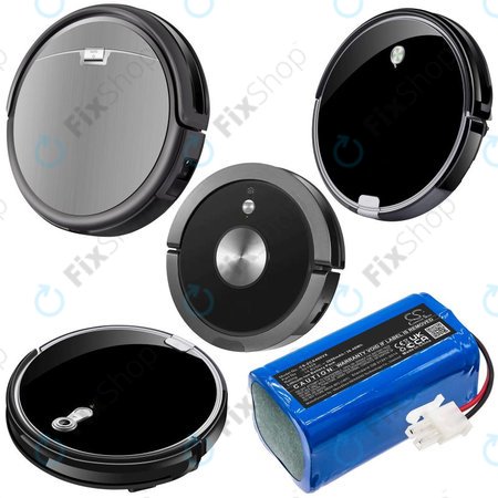 Baterie pro Concept VR2000, Zaco A4s, A6, A8s, A9s, 2600mAh, Li-Ion, 14.8V, 501929, HQ