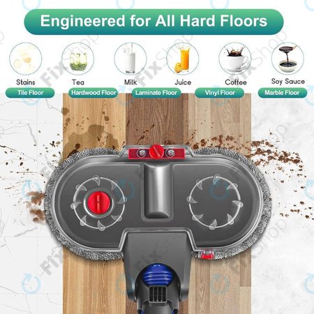 Dyson V-series, Outsize - Elektrická Hlavica s Mopem a Nádržkou