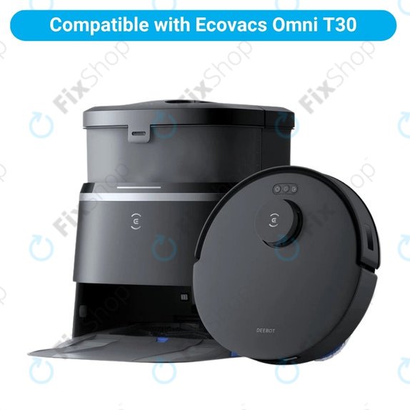 Sada náhradních dílů pro Ecovacs Omni T30 (1x Hlavní kartáč, 2x Filtr, 2x Boční kartáč, 4x Mopovací útěrka, 2x Sáček na prach)