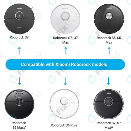 Xiaomi Roborock S5, S5 Max, S6 Pure, S6 MaxV, S7, S7 MaxV, S8, Q7, Q7 Max - Nabíjecí dok (Bílý)