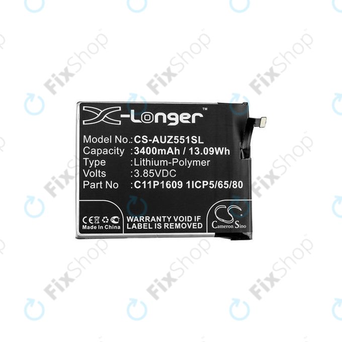 Asus Zenfone 3 Max ZC553KL (X00DD), 4 Max ZC554KL (X00ID) - Baterie C11P1609 3400mAh HQ