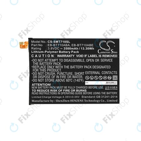 Baterie pro Samsung Galaxy Tab S2 8.0, 3500mAh, Li-Pol, 3.8V, EB-BT710ABA, HQ