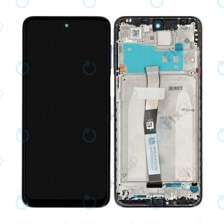 Xiaomi Redmi Note 9 Pro - LCD Displej + Dotykové Sklo + Rám (Glacier White) - 560002J6B200 Genuine Service Pack