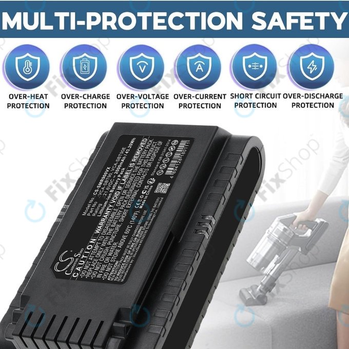 Samsung Jet 75, 75 Multi, 75 Premium, VS70, 90, VS9000 - Baterie VCA-SBT90, VCA-SBT90E, DJ96-00221A Li-Ion 21.6V 2000mAh HQ