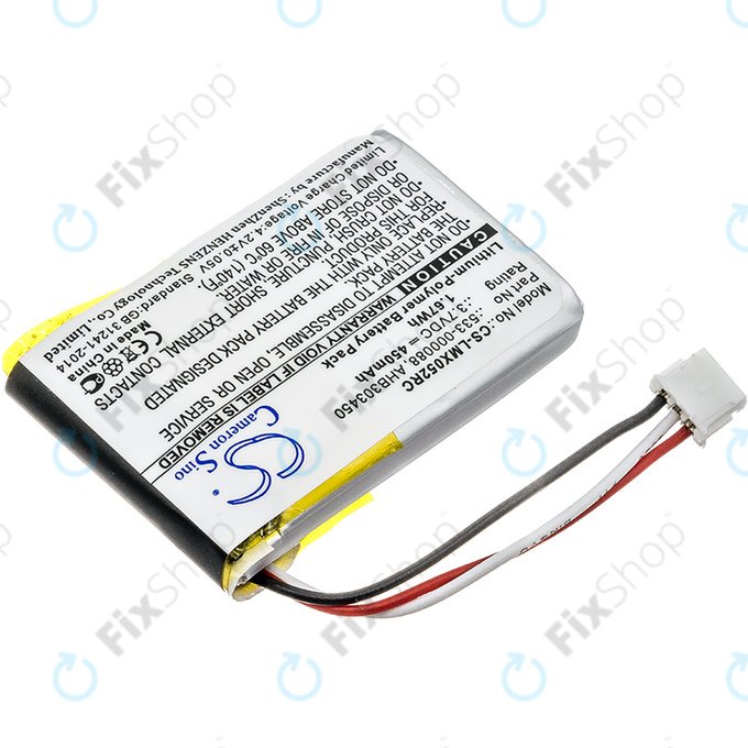 Baterie pro Logitech MX Master, 450mAh, Li-Pol, 3.7V, AHB303450, HQ