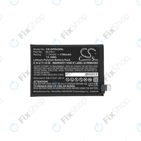 Oppo Reno 4 - Baterie BLP811 1700mAh HQ