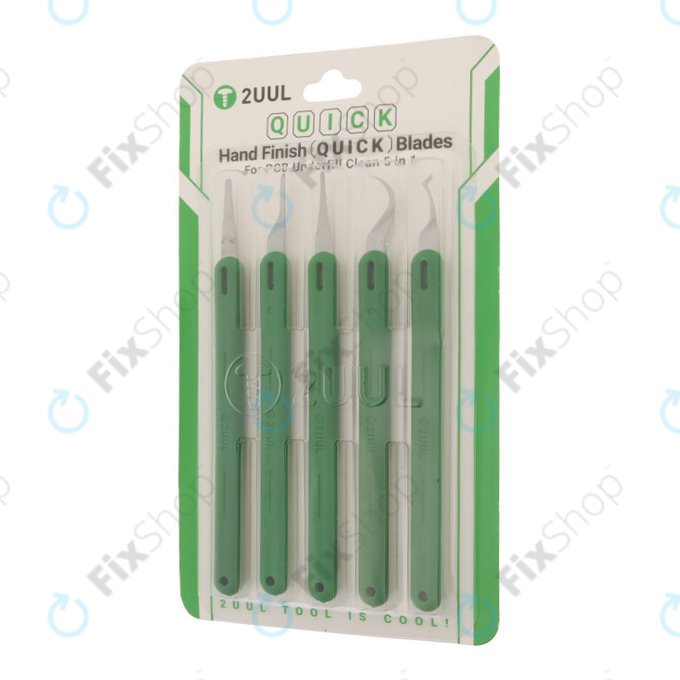 2UUL DA22 Quick Change 5in1 - Sada přesných čepelí na odstraňování čipů a lepidla