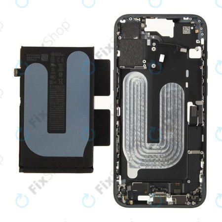 Střední Rám s Baterií pro iPhone 16 Plus | Black | ZD076-00684 | Genuine Apple