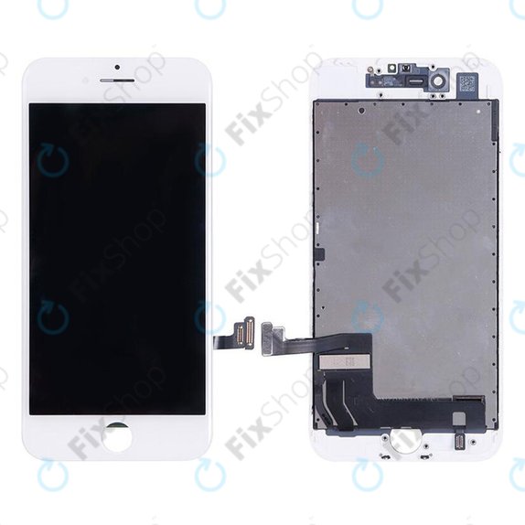 Displej In-Cell pro iPhone 7, White, Dotykové sklo s rámem, FixPremium