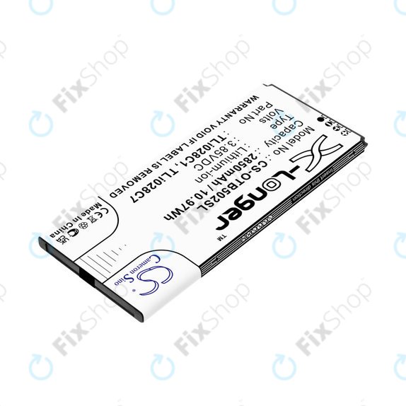 Baterie pro Alcatel 1b 2020, Alcatel Ot-5002a, 2850mAh, Li-Ion, 3.85V, TLI028C1, HQ