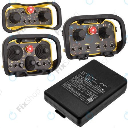 Baterie pro Autec Funkfernsteuerung Air, Modular AJM, 1400mAh, Li-Ion, 7.4V, LPM02, HQ