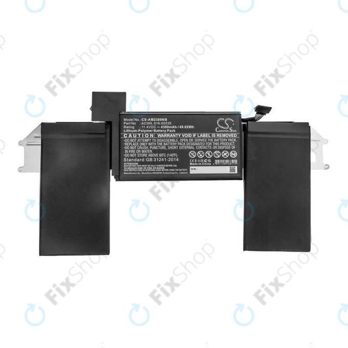 Apple MacBook Air 13" A2337 (2020) - Baterie A2389 4300mAh HQ