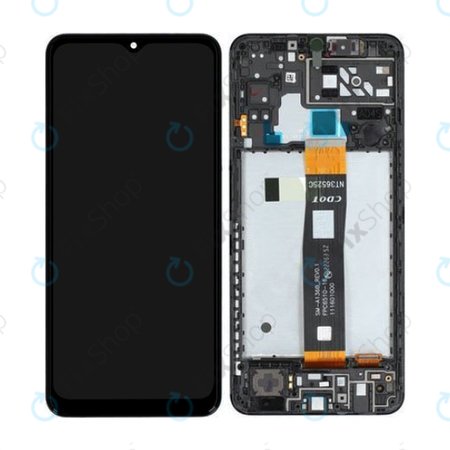 Samsung Galaxy A04S A047F - LCD Displej + Dotykové Sklo + Rám (Black) - GH82-29805A, GH82-29806A Genuine Service Pack