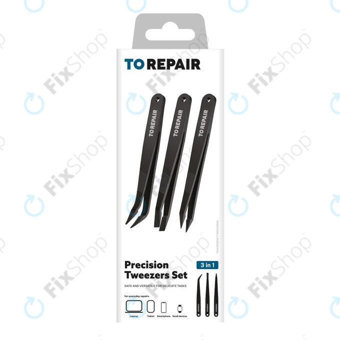 SBS - Sada přesných pinzet pro jemné opravy 3v1