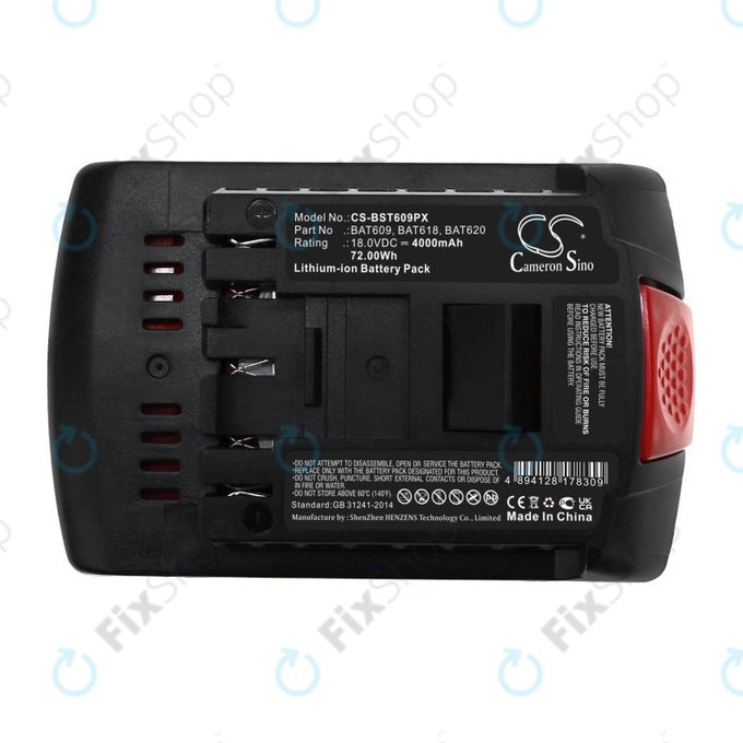 Baterie pro Bosch 17618, Gsb 18, 4000mAh, Li-Ion, 18V, BAT620, HQ