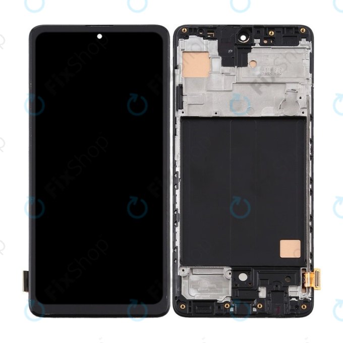 Samsung Galaxy A51 A515F - LCD Displej + Dotykové Sklo + Rám OLED