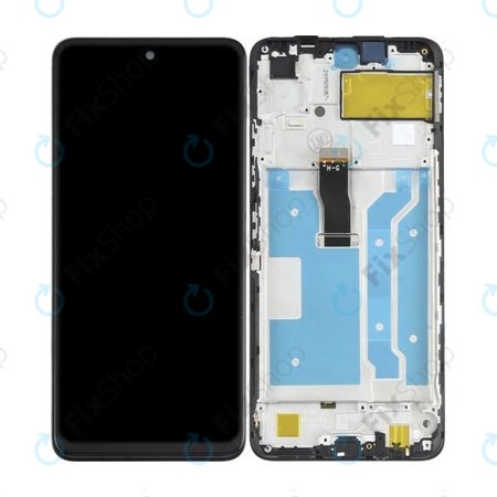 Huawei P Smart (2021) - LCD Displej + Dotykové Sklo + Rám (Midnight Black) TFT