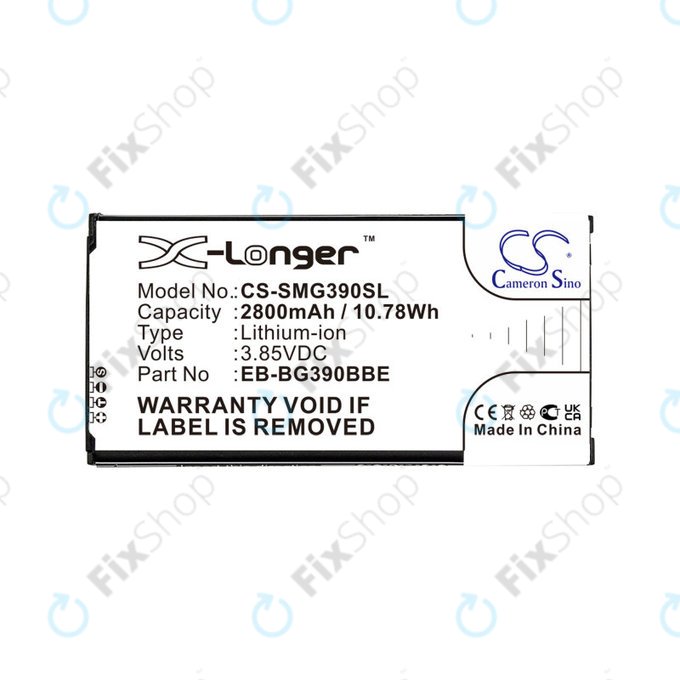 Baterie pro Samsung Galaxy Xcover 4, 4S, 2800mAh, Li-Ion, 3.85V, EB-BG390BBE, HQ