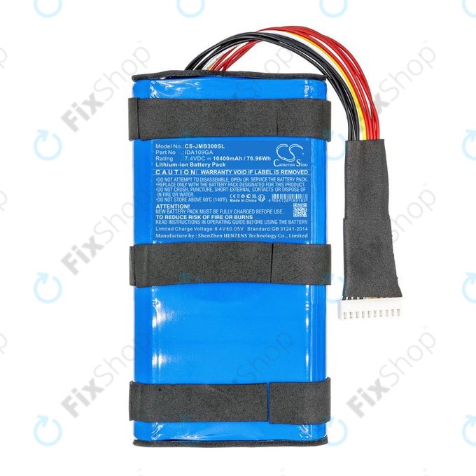 Baterie pro JBL Boombox 3, 10400mAh, Li-Ion, 7.4V, IDA109GA, HQ