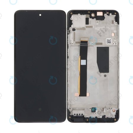 Motorola Moto G84 XT2347 - LCD Displej + Dotykové Sklo + Rám (Black) TFT