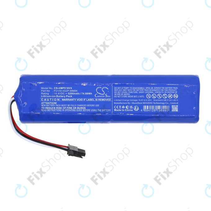 Xiaomi Mi Robot Vacuum Mop 2 Ultra, Dreame D10s Pro, L10, L10s Pro, Ultra, L20 Ultra - Batéria P2150-4S2P-MMBK Li-Ion 14.4V 5200mAh HQ - Baterie P2150-4S2P-MMBK Li-Ion 14.4V 5200mAh HQ