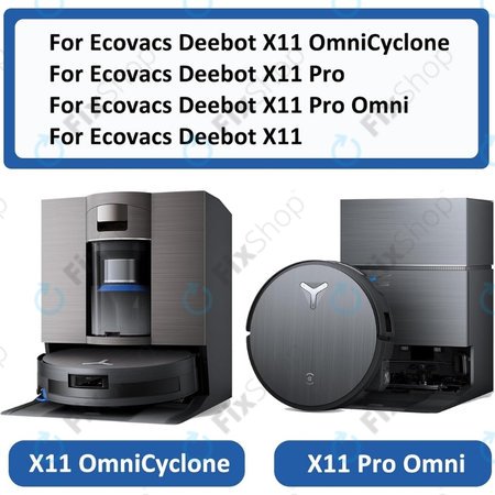 Ecovacs X11, X11 Omni, X11 Pro, X11 Pro Omni  - Mopovací válec