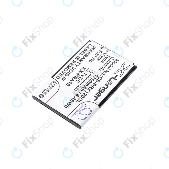 Baterie pro Panasonic KX-PRX110, 120, 150, 1750mAh, Li-Ion, 3.7V, KX-PRA10, HQ
