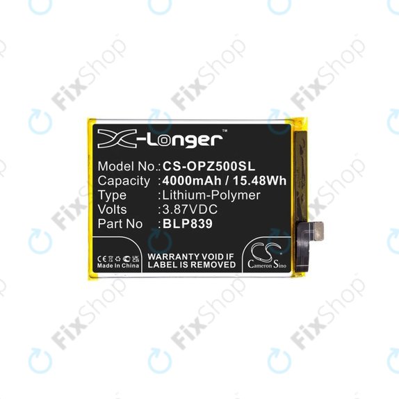 Oppo Reno 5 Z 5G CPH2211 - Baterie BLP839 4000mAh HQ