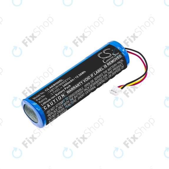 Baterie pro Akai 5000 Solo, Ewi 5000, 3400mAh, Li-Ion, 3.7V, 1ABTUR18650ZY01, HQ