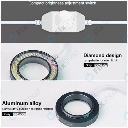 Sunshine SS-033C - Ochranné Sklo Objektivu s LED Podsvícením