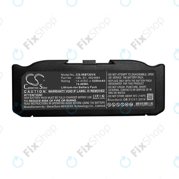 iRobot Roomba e-series, i-series - Baterie ABL-D1, 4624864, ABL-D2 Li-Ion 14.4V 5200mAh HQ
