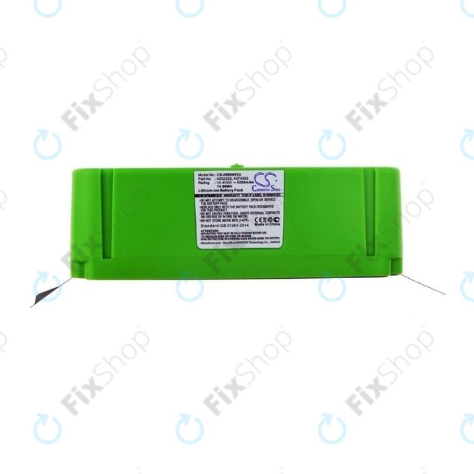iRobot Roomba 600, 800, 900-series - Baterie 4502233, 4374392, 2130LI Li-Ion 14.4V 5200mAh HQ