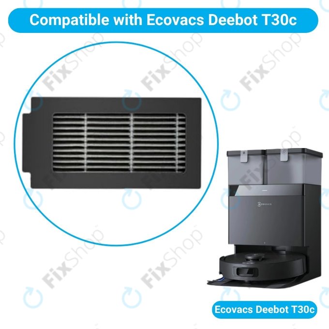 Ecovacs Deebot T30c, T30C Omni - Prachový filtr