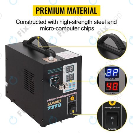 Sunkko 737G - Bodová Svářečka Baterií (1.5KW)