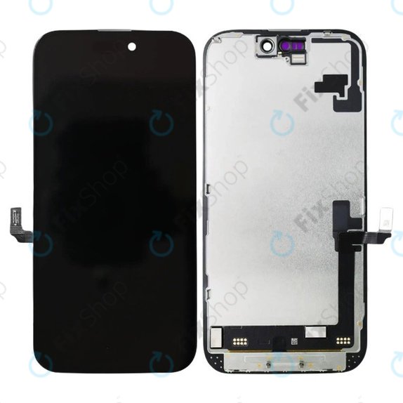 Displej Soft OLED pro iPhone 16 - Dotykové sklo + Rám, DIAGNOSTIC