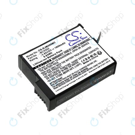 Baterie pro DJI Osmo Action 3, Action 4, 1800mAh, Li-Ion, 3.85V, BCX202, HQ