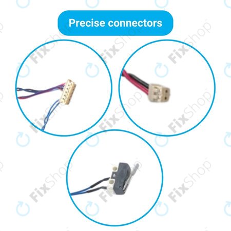 Ecovacs Deebot N-series, T-series, Ozmo-series - Kolo s Motorem (Levé)