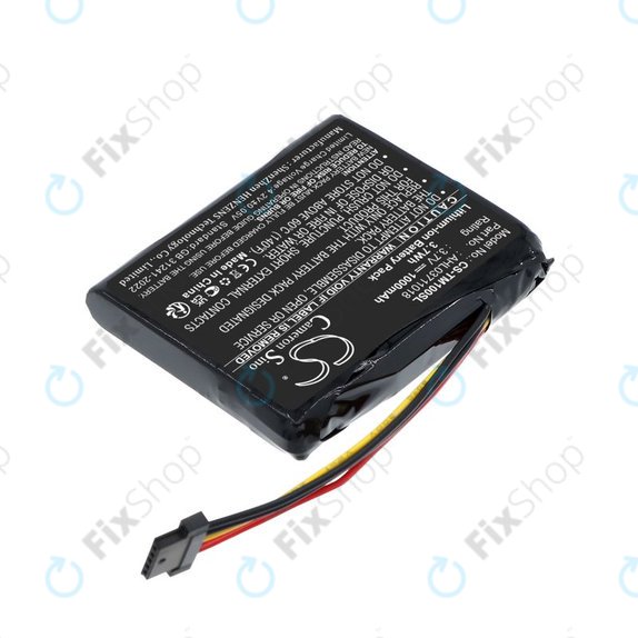Baterie pro TomTom GO 1000 Live, 1005, 2050, 1000mAh, Li-Ion, 3.7V, AHL03711018, HQ