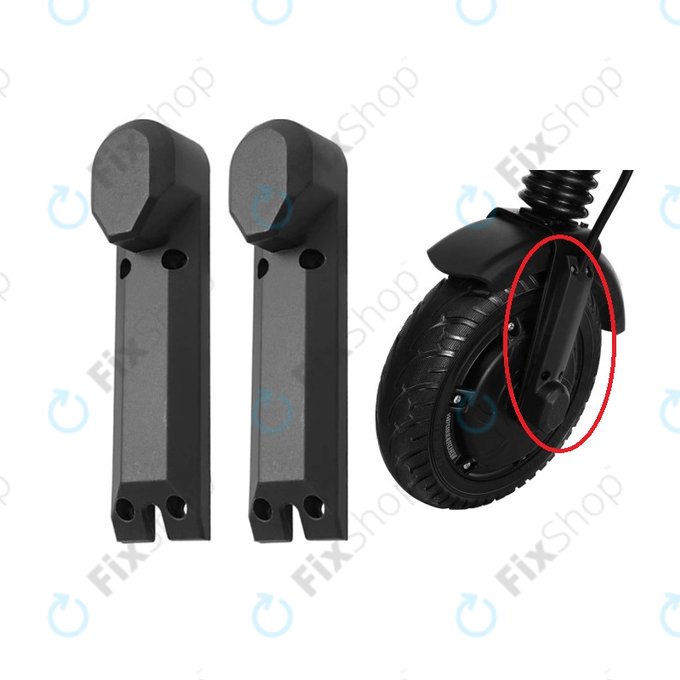 Kugoo S1, S1 Pro, S2, S3 - Plastové Krytky Přední Vidlice