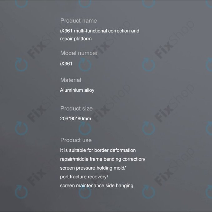 iFixes iX361 - multifunkční platforma na rovnání rámů