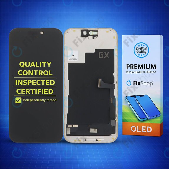 Apple iPhone 15 Pro - LCD Displej + Dotykové Sklo + Rám Hard OLED FixPremium