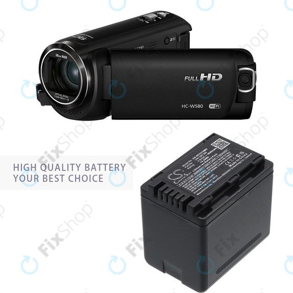 Baterie pro Panasonic HC-550EB, 4040mAh, Li-Ion, 3.6V, VW-VBT380, HQ