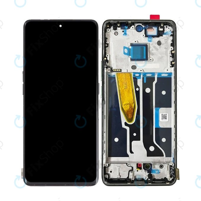 Realme 11 Pro RMX3771 - LCD Displej + Dotykové Sklo + Rám (Astral Black) OLED