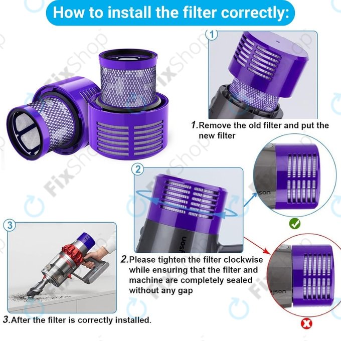 Dyson V10 - Prachový Filtr