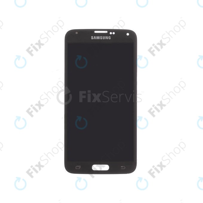 Samsung Galaxy S5 Mini G800F - LCD Displej + Dotykové Sklo (Charcoal Black) - GH97-16147A Genuine Service Pack