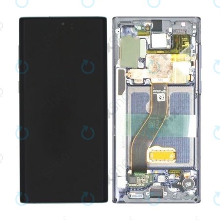 Samsung Galaxy Note 10 - LCD Displej + Dotykové Sklo + Rám (Aura Glow) - GH82-20817C, GH82-20818C Genuine Service Pack