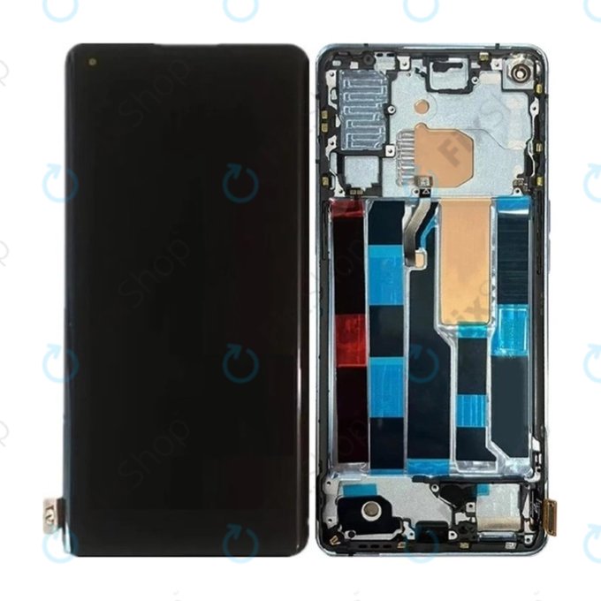 Oppo Reno 4 Pro 5G - LCD Displej + Dotykové Sklo + Rám - REF-OPPOR4P5G01 Genuine Service Pack