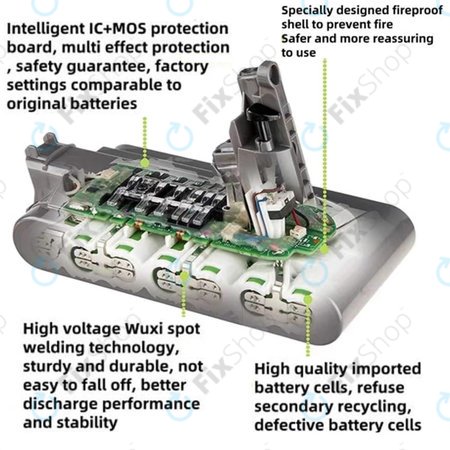 Dyson V12 - Baterie 965470-01 Li-Ion 25.2V 2500mAh
